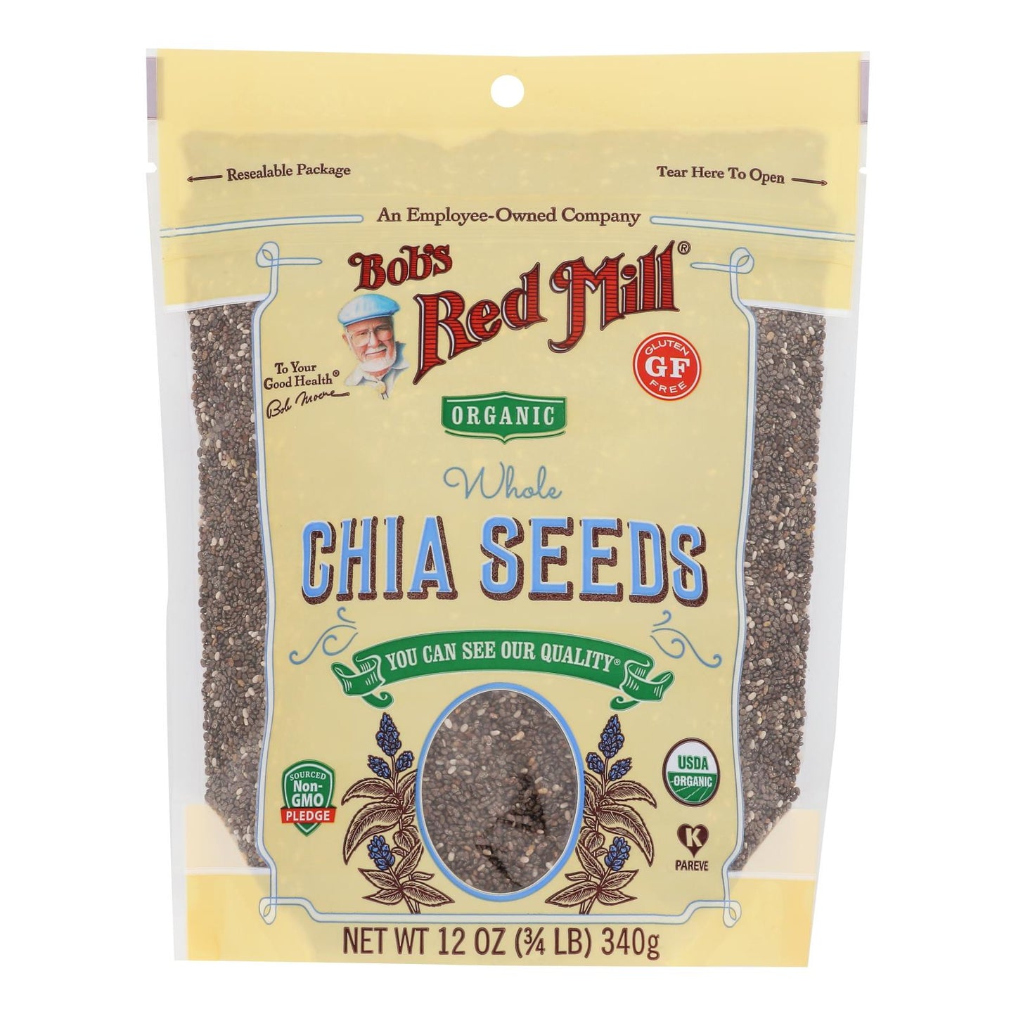 Bob's Red Mill - Seeds Chia - Case Of 5