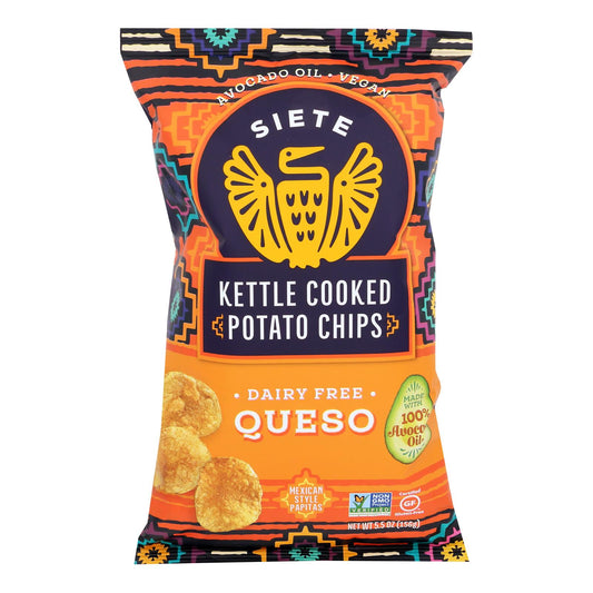 Siete - Kettle Chip Queso - Case Of 6