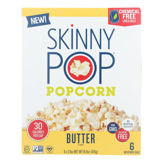 Skinnypop Popcorn - Popcorn Micro Butter - Case Of 6
