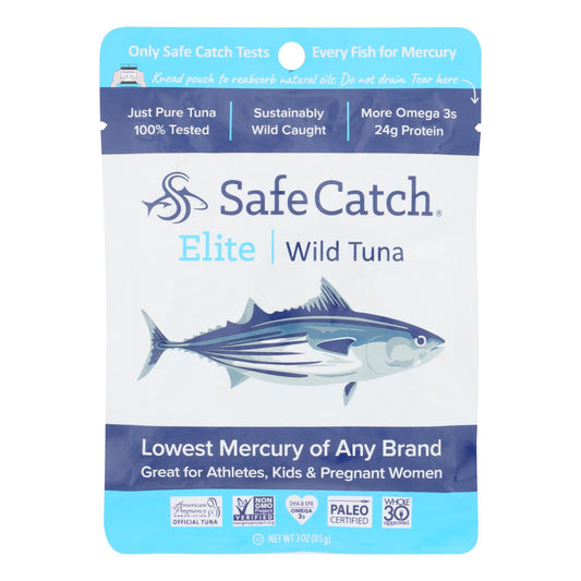 Safe Catch - Tuna Elite Wild Ss Pouch - Case Of 12